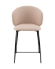 Стул полубарный Блейз велюр молочный Стул полубарный Блейз велюр молочный