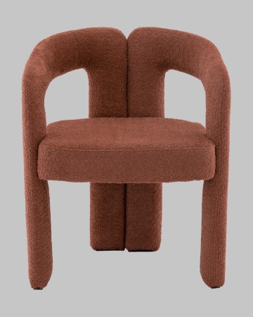 Стул Болинджер букле терракотовый