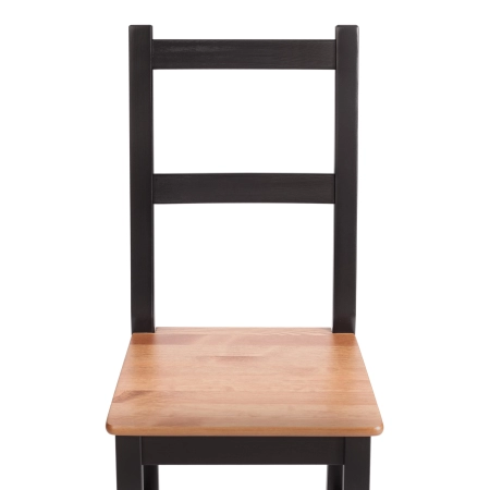 Стул Соната коричневый, дерево, твердое сиденье, без подлокотников