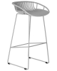 Стул барный FRANK светло-серый Стул барный FRANK светло-серый