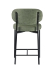 Стул полубарный MASO букле зеленый MOSS 615