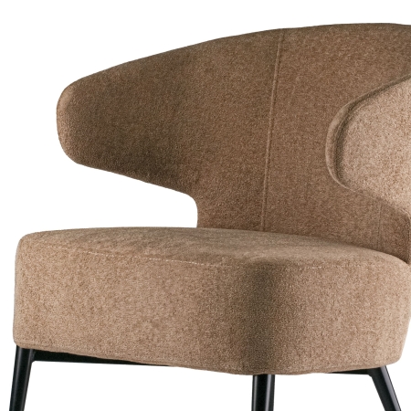 Кресло Робби букле капучино MOSS 292