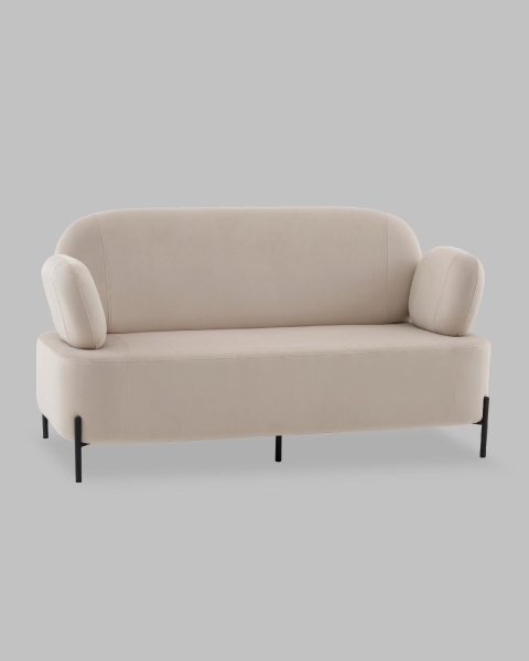 Диван Кэнди велюр бежевый