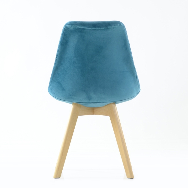 Стул Sephi бирюзовый велюр Стул Sephi бирюзовый велюр