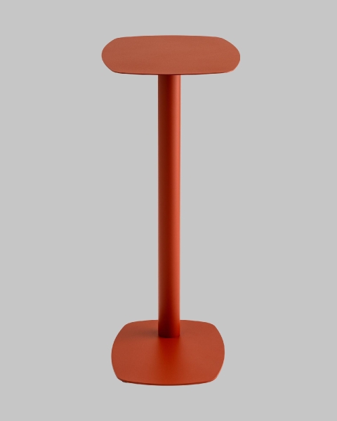 Журнальный столик Eanna L металл красный