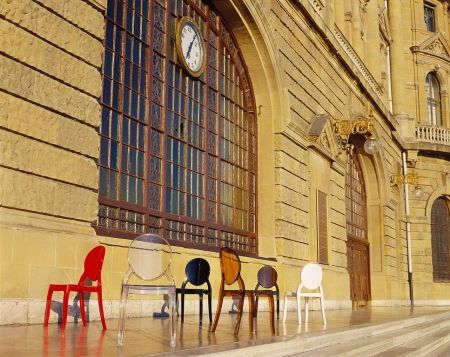 Стул прозрачный Elizabeth янтарный