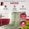 Стул полубарный Base букле зеленый MOSS 615 60см фото в интернет-магазине Stoolmarket