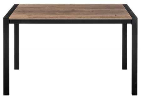 Стол деревянный Центавр дуб галифакс, черный матовый