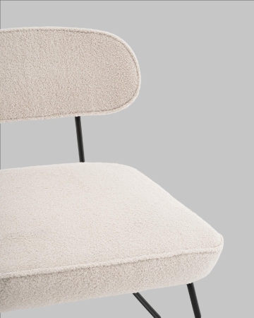 Кресло Kate new ткань букле бежевый