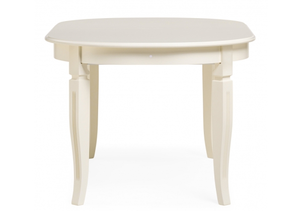 Стол деревянный Aviano овальный слоновая кость