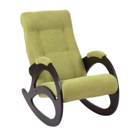 Кресло-качалка Орион 4 венге, зеленый