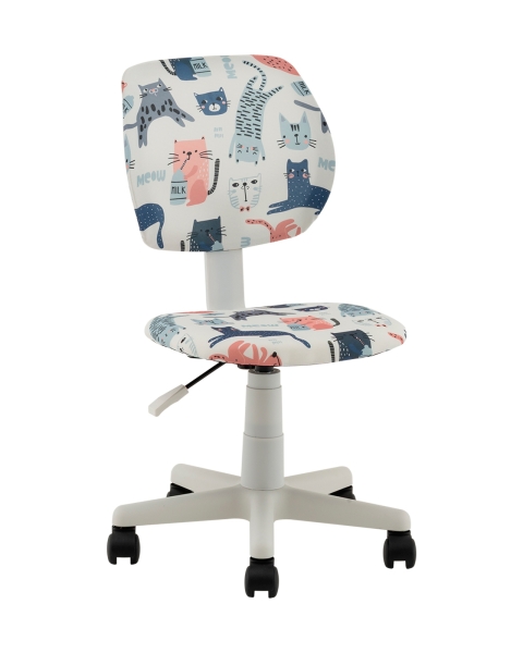 Кресло ЛОЛО Cats пластик белый