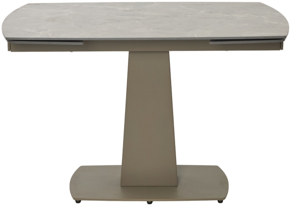 Стол BALDE 140 MATT LATTE STONE SOLID CERAMIC, TAUPE