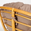 Кресло-качалка "PAPASAN" w 23 и 01 B с подушкой, мед, экошерсть коричневый, 1811-5 фото в интернет-магазине Stoolmarket