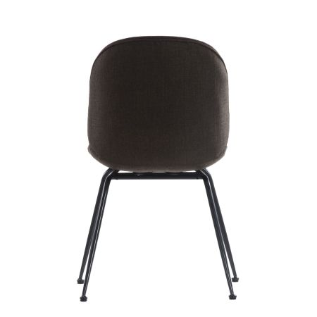 Стул S-17 темно-коричневая ткань