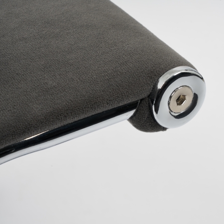 Кресло URBAN-LOW флок, серый