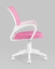Кресло офисное ST-BASIC-W TopChairs розовый крестовина пластик белый