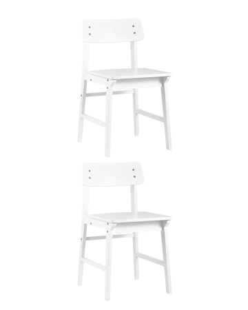 Стул ODEN WOOD белый 2 шт.