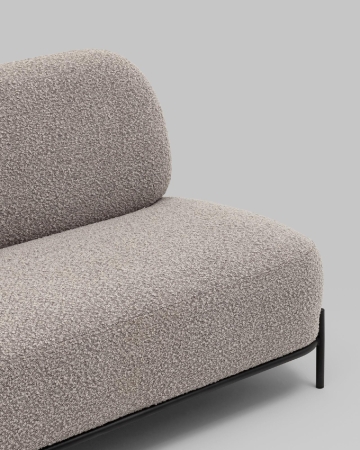 Диван Стоун new ткань букле серо-бежевый