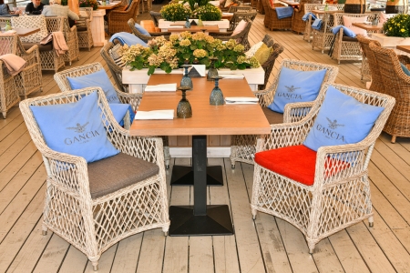 "Латте" плетеное кресло из искусственного ротанга, бежевый