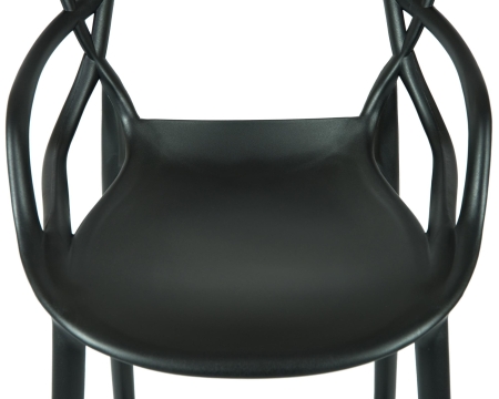 Набор 4 шт Стул барный MASTERS BAR, черный (B-03)