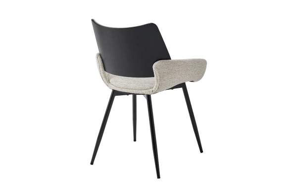 Стул JY6286X-T2 бежевый и черный