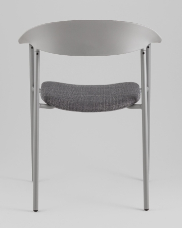 Стул Eila с подушкой пластик серый