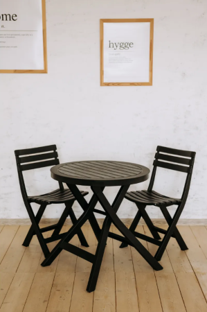 Стол садовый Domfy Garden Table пластик темно-коричневый