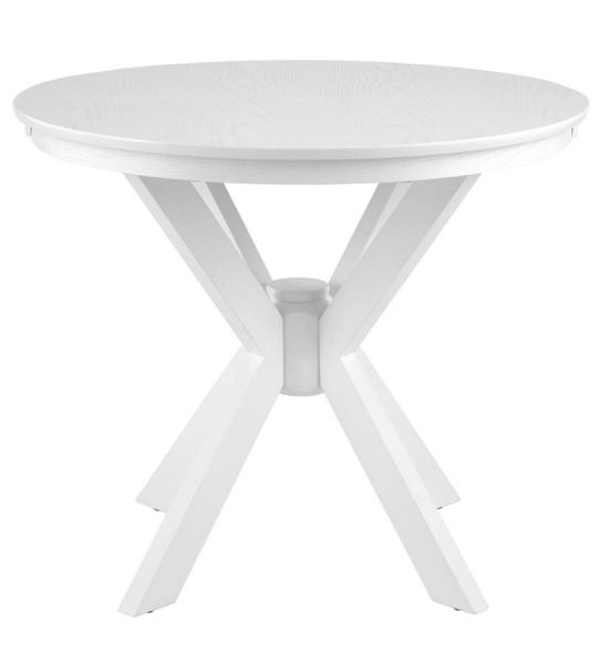 Стол Милан 900 раздвижной белая эмаль