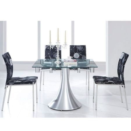 Стол T 017 серебро