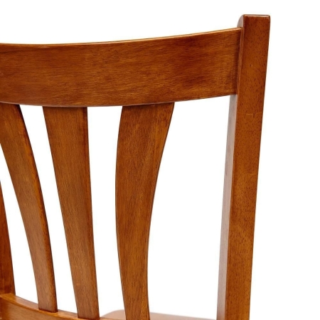 Стул IGLESIAS с твердым сиденьем (mod. D-84E) темное дерево