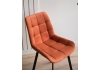 Стул на металлокаркасе Челси 360 П терракотовый (zd 432), черный np