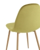 Стул Валенсия SN велюр фисташковый с металлическими ножками