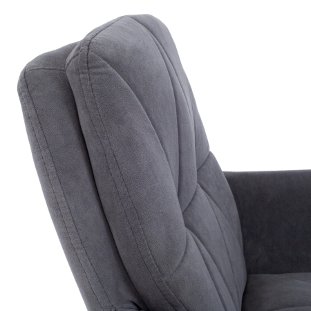 Кресло GARDA флок, серый, 29