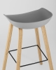 Стул барный LIBRA серый