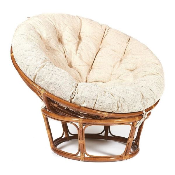 Кресло-качалка "PAPASAN" w 23 и 01 B с подушкой, орех
