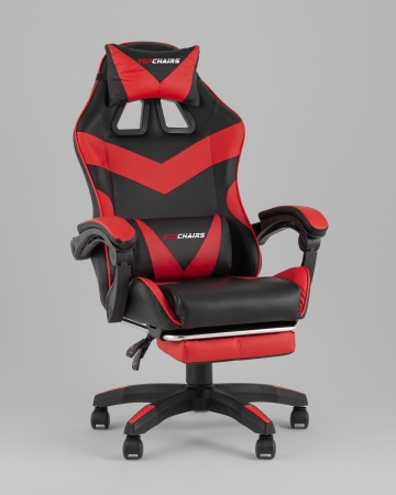 Кресло спортивное TopChairs MG-7019 черно-красный фото в интернет-магазине Stoolmarket