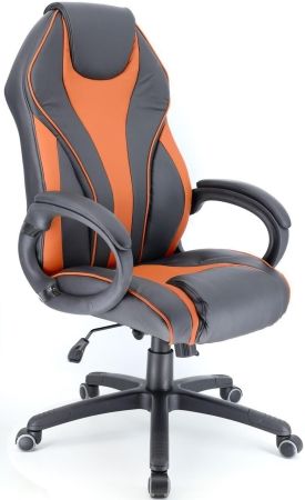 Игровое компьютерное кресло Wing Экокожа Оранжевый