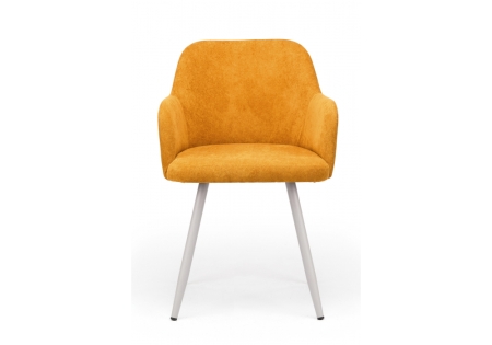 Стул на металлокаркасе Инфини терракота (ocean 015), серый