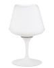 Стул обеденный TULIP белое основание, белый W-02