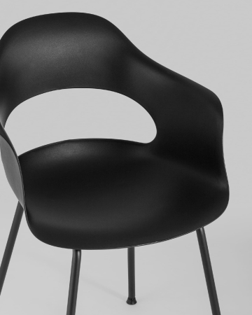 Стул Lady пластик черный 4 шт.
