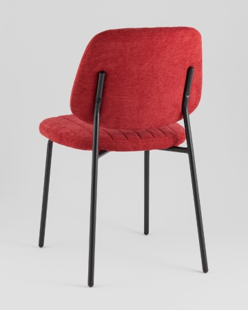 Стул обеденный Patrys бордовый шенилл