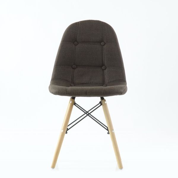 Стул Pulsante темно-коричневая рогожка