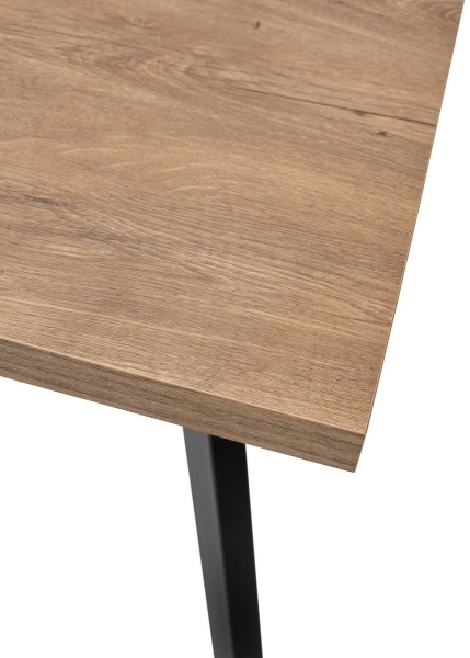 Стол BRICK M 120 дуб канзас, черный