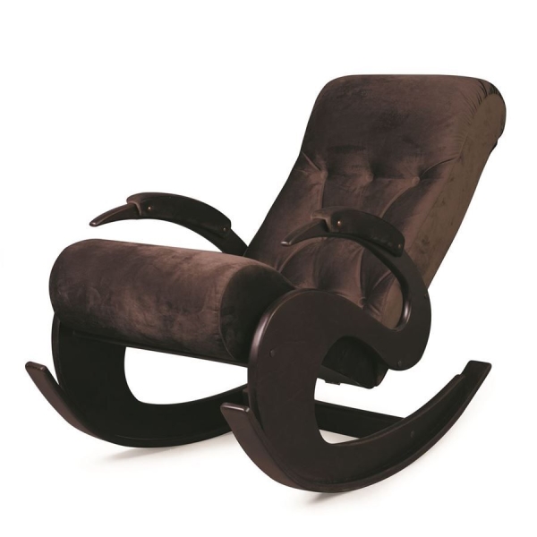 Кресло-качалка Лебедь темный тон, 08 - коричневый