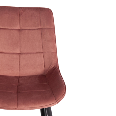 Стул ABRUZZO (mod. 8060) коралловый, черный