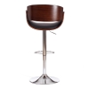 Барный стул LANDO (mod.4036) металл, дерево, экокожа, 59х51х93-114 см