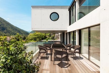 Кресло пластиковое плетеное Panama коричневое