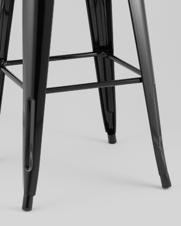 Стул барный TOLIX черный глянцевый KD