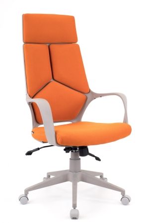 Компьютерное кресло Trio Grey TM Ткань Оранжевый